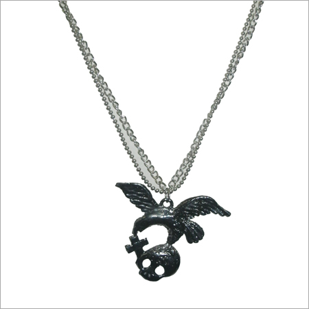 Double Chain Charm Necklace
