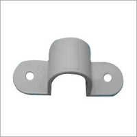 Plastic Saddle - Pvc, 25x50mm, Off-white | Lightweight, Durable Design, Easy Installation, Secure Grip, Iso 9001 Compliant, Supports Pipes And Cables
