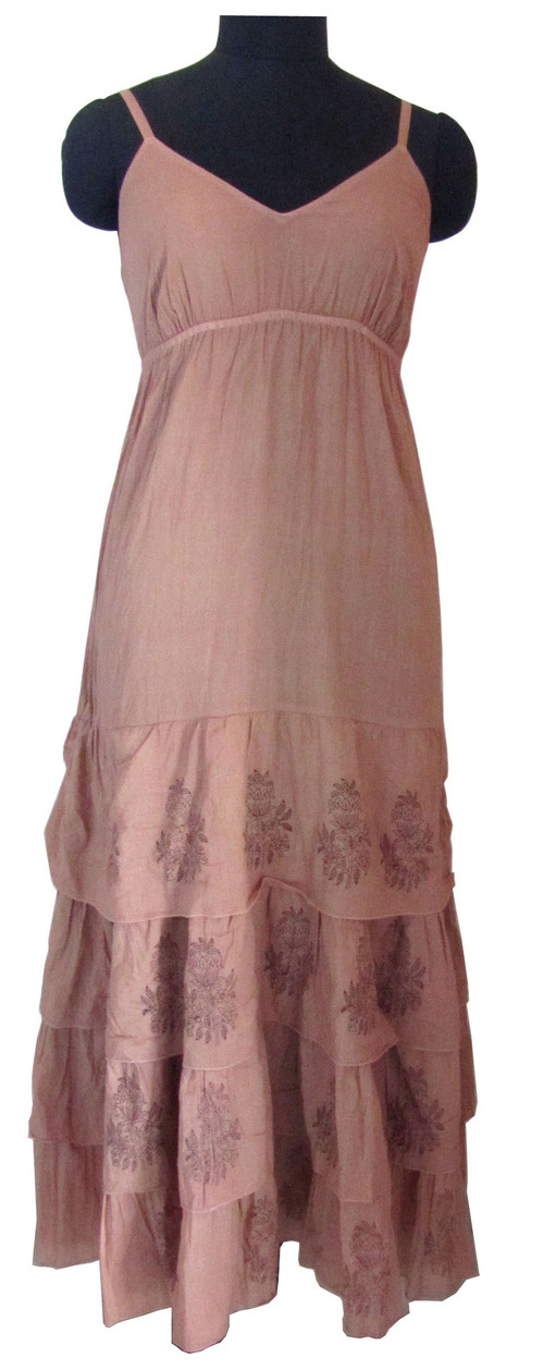 Long Designer Hand Block Printed Dress