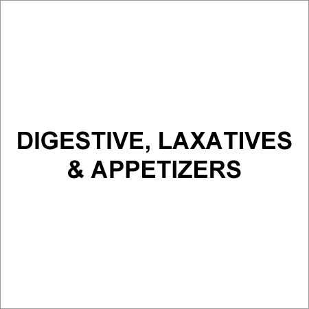 Digestive Laxatives And Appetizers
