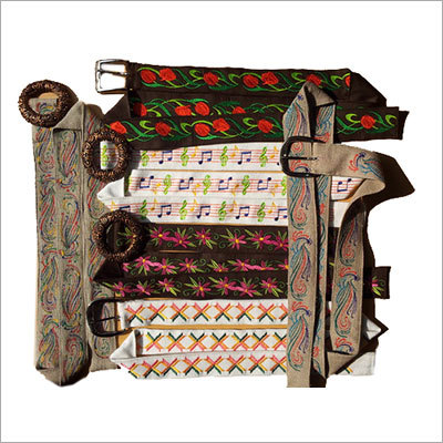 Hand Embroidered Belts
