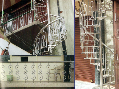SS Fancy Balcony Railings
