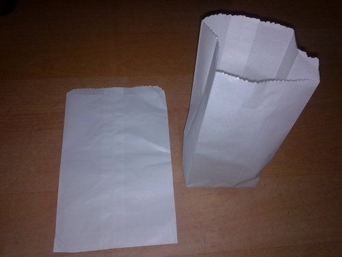 Moisture Proof White Kraft Paper Bags