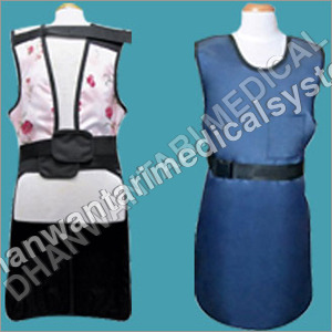 Blue Maternity Lead Apron