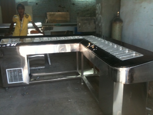 L Shape Salad Bar