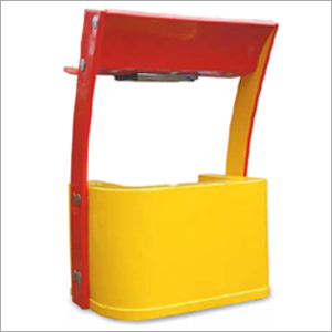 Orange Shaped Kiosk