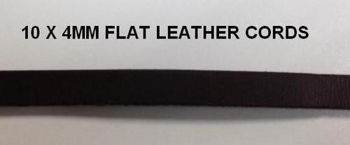 10mm Real Flat Leather Cord