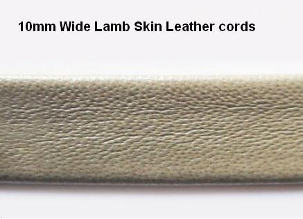 Leather Flat Lambskin Cords