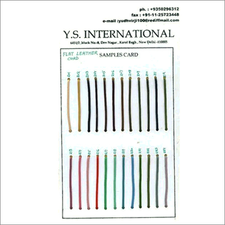 Flat Leather Cords