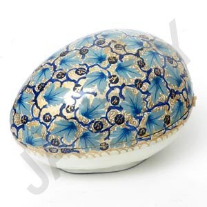 Egg - Paper Mache, Variable Size, Multicolored | Customizable Designs, Durable, Glossy Finish, Eco-Friendly