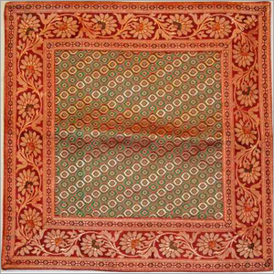 Embroidered Silk Cushion Cover