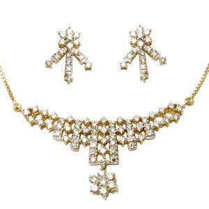 Diamond Jewelry Mangalsutra Pattern Necklace