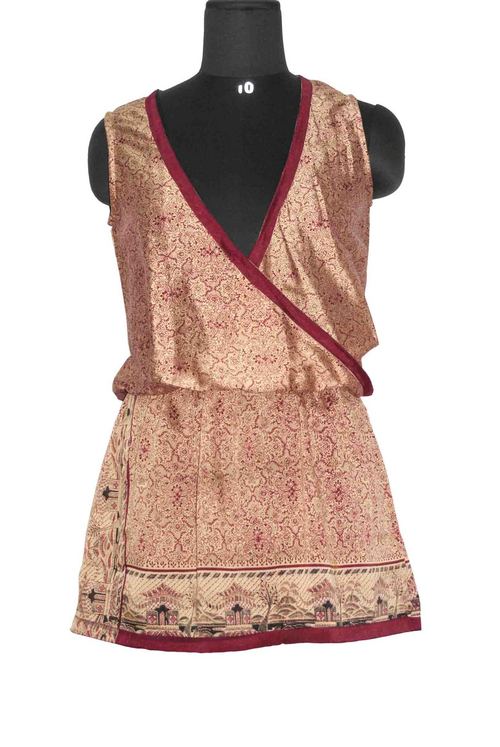 Short V Neck Dress for Ladies