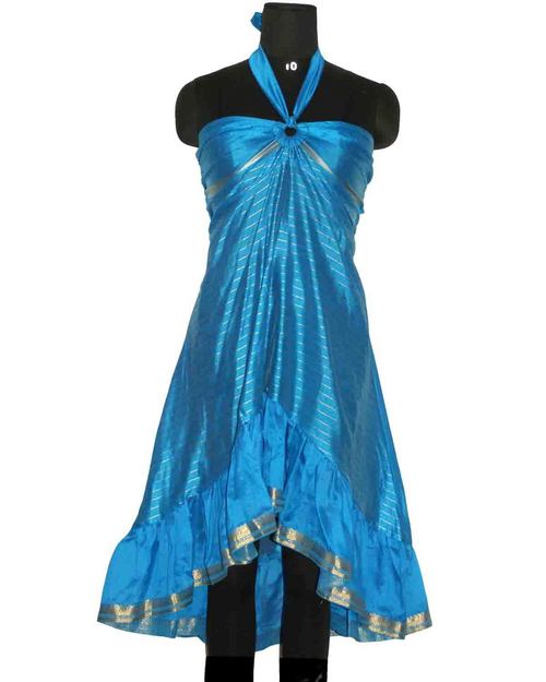 Long Designer Halter Dress for Ladies