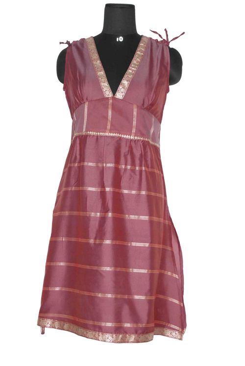Short Sleeveless Dress for Ladies
