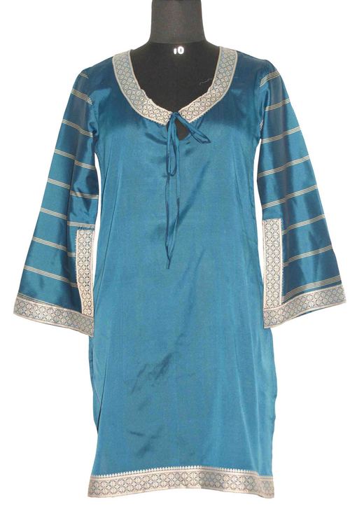 Silk Kaftan Dress for Ladies