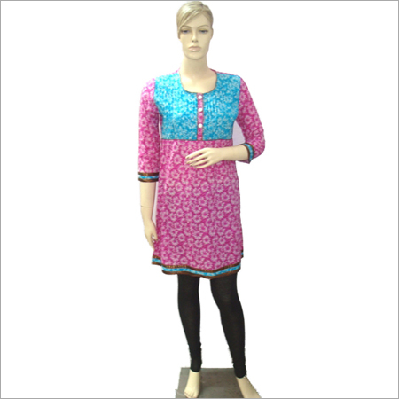 Pink Colour Kurti