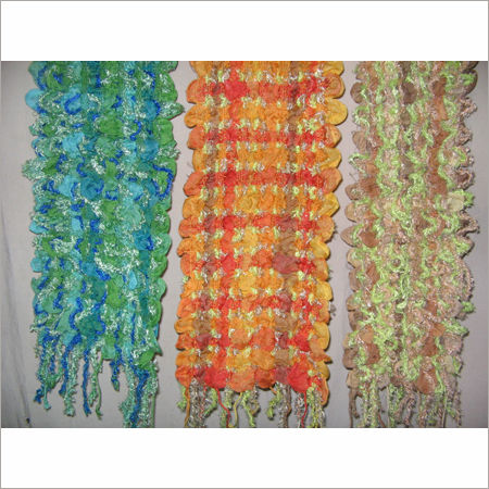 FANCY YARN SCARVES