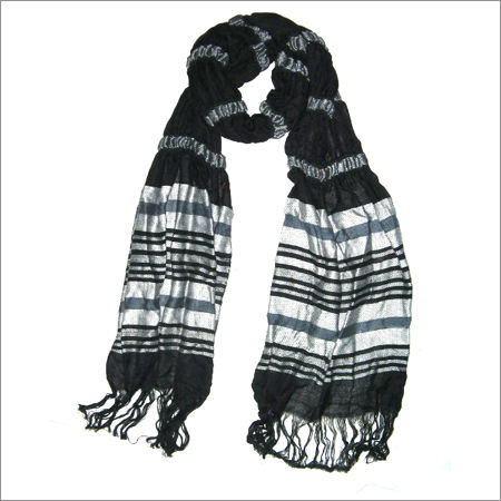 VISCOSE AND FANCY YARN LYCRA SCARVES