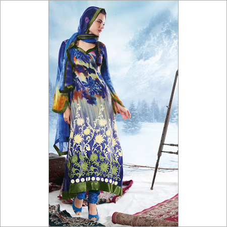Semi-Stitch Salwar Kameez