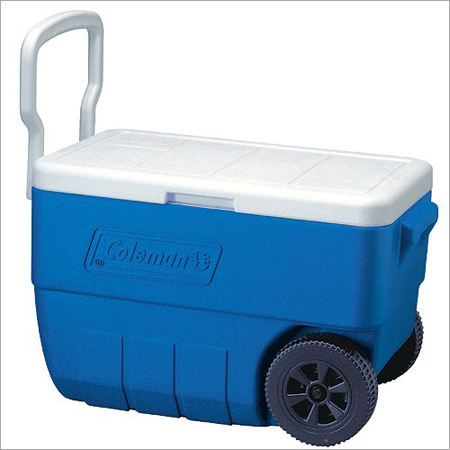 50 Qt or 47 Ltrs Wheeled Cooler Blue