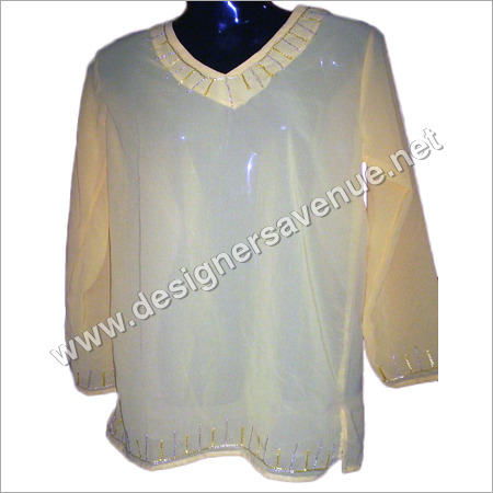 Plain color Polyester kaftan with embroidery
