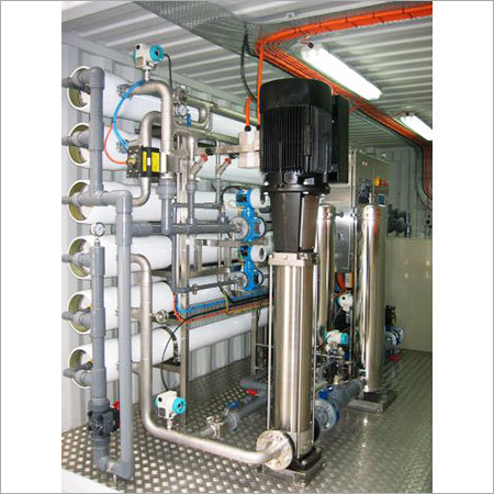 Cont. RO Plant - Stainless Steel, Containerized, Silver, 800psi | Water Purification, High Capacity, Modular Design, Easy Maintenance