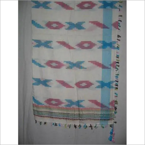 COTTON AND VISCOSE IKAT SCARVES