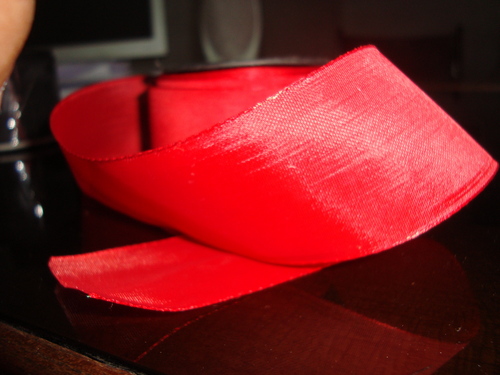 Red Colour School Ribbons