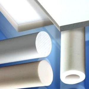 White Ertalyte Engineering Plastic Components Rods