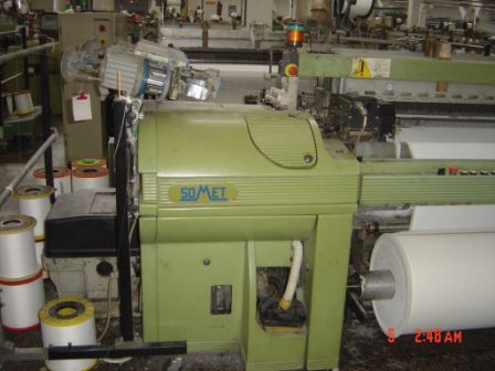 weav. m/c - 2100 mm Weaving Width, 8-Color Weft Insertion | Staubli 2660 Electronic Dobby, Electronic Take-Up, Leno Selvedge, 10 Heald Frames