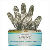 Gray Examination Veterinary Gloves