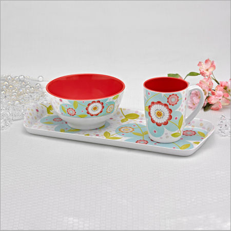 Floral Print Tea Set