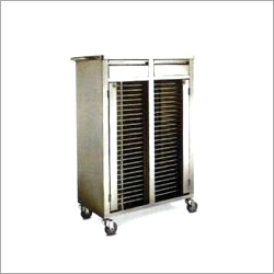 SS Double Copy Medical Record Cart