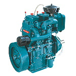 Double cylinder petter engine