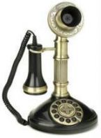 Classic Antique Brass Candlestick Telephone
