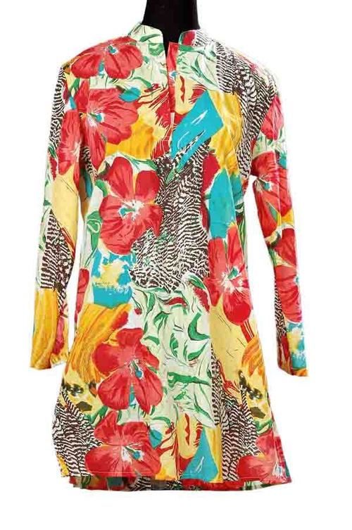 Ladies Short Designer Kaftan Dress