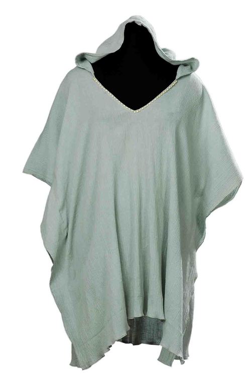 Ladies Short Hooded Kaftan Dress
