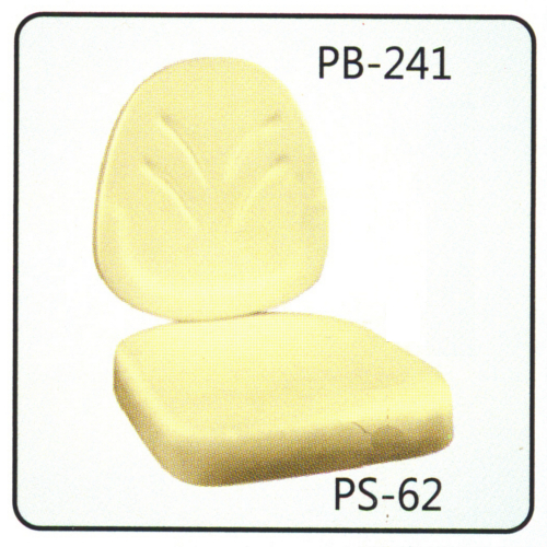 PB-241 - Foam, 18x16 Inches, Beige, 25 lbs/ft³ | Comfort, Support, Durable, Ergonomic Seat Cushion for Operator Seats