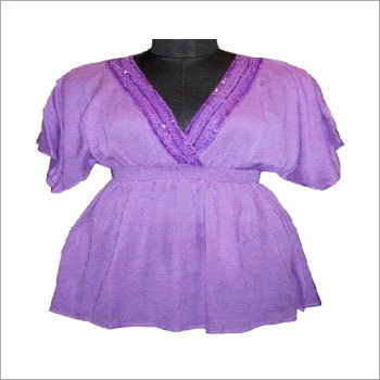 Rayon Dyed Ladies Top