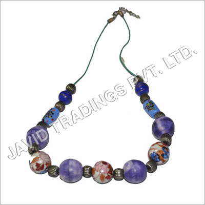 Handmade Kashmiri Bead Necklace