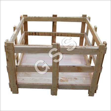 Cream Packaging Wooden Crates