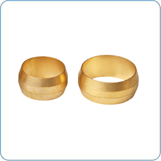 Brass Compression Sleeve Fittings - Brass, Various Sizes, Polished Finish, 1000 psi | Secure Seal, Easy Installation, Corrosion Resistant