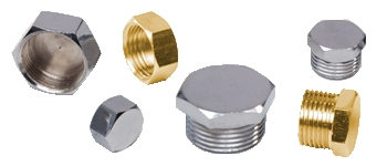 brass male stop plugs & femal stop plugs