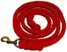 Colored Cotton Lead Rope