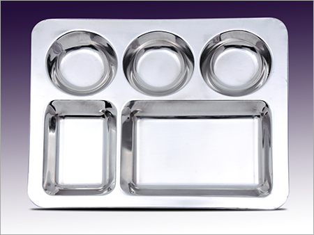 Stainless Steel Compartment Plates