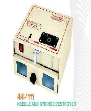 Needle and syringe destroyer