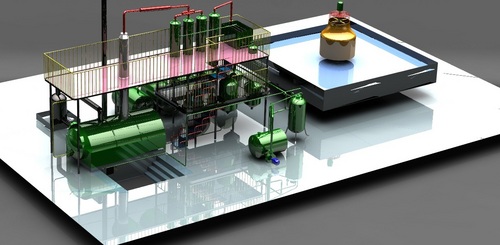 Tyre Pyrolysis Oil Distillation Unit