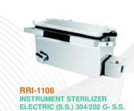INSTRUMENT STERILIZER ELECTRIC (S.S) 304/202 G-S.S