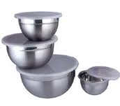 Stainless Steel Locking Bowls